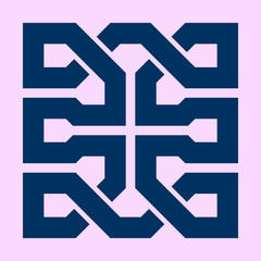 Fototapeta premium Celtic knot. Abstract ornament. Vector illustration.