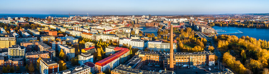 AERIAL VIEW OF HELSINKI CITY- FINLAND	
