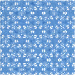 Blue Repetitive pattern background. Vintage decorative elements. Picture for creative wallpaper or design art work.