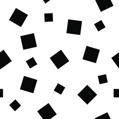 Squares seamless pattern. Squares random background texture.