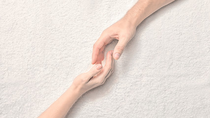 Gentle touch in beige tones.