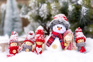 Kleine Schneefreunde