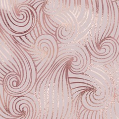 Elegant vector background with imitation of rose gold