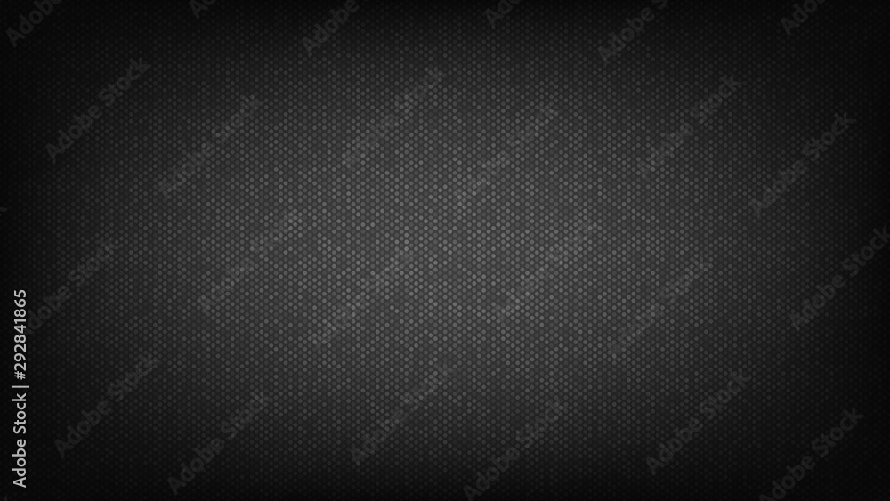 Poster blurred background. circle dots pattern. abstract black gradient design. round spot texture backgrou