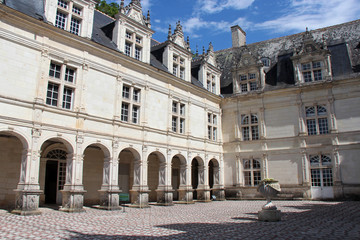 Fototapeta na wymiar renaissance castle (villandry) in touraine (france) 