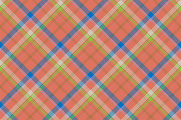 Tartan scotland seamless plaid pattern vector. Retro background fabric. Vintage check color square geometric texture.