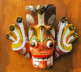 Traditional Home Decor cobra mask Sri Lanka.