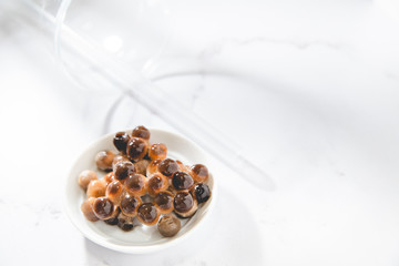 タピオカ、日本、コピースペース