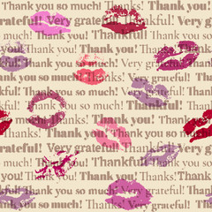 Imitation of newspaper. Seamless vector image. Vintage background.