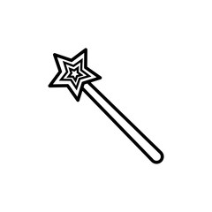 magic wand icon trendy flat design