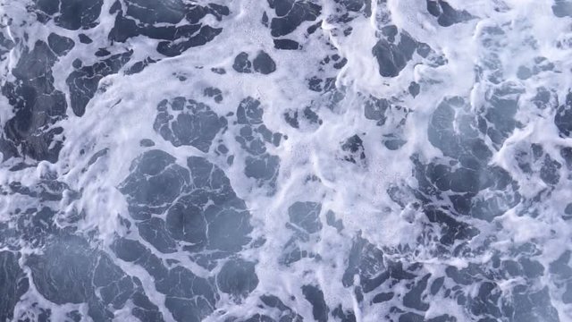 Bali water texture in slow motion