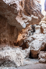 Impression of Sesriem Canyon, in the Hardap region of Namibia, during sunset.