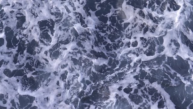 Bali water texture in slow motion