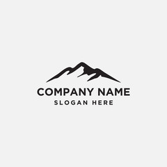 mountain logo design - vector
