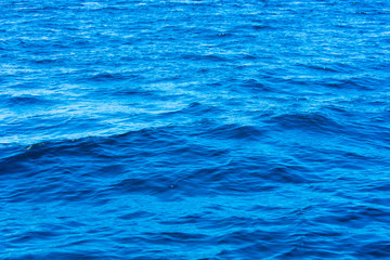 Obraz premium Blue sea water background texture