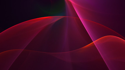 3D rendering abstract fractal polygon background