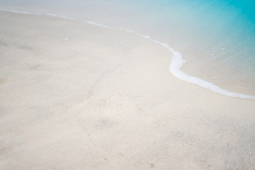 waves on beach, background