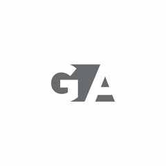 Obraz premium GA Logo