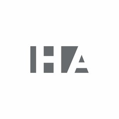 Obraz premium HA Logo