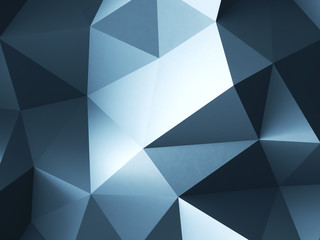 abstract blue triangles