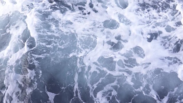 Bali water texture in slow motion