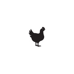  chicken logo icon - vector