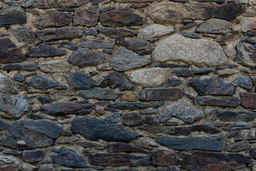 texture of an stone wall - ancient build
