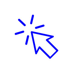 computer mouse icon,outline mouse icon, flat design best vector computer mouse illustration