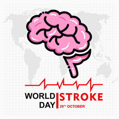 world stroke day, poster