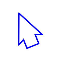 computer mouse icon,outline mouse icon, flat design best vector computer mouse illustration