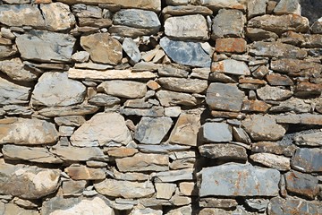 Old stone wall texture rough edges