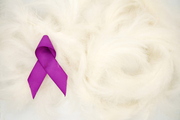 abstract background with bow and ribbon