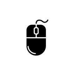 computer mouse icon,outline mouse icon, flat design best vector computer mouse illustration