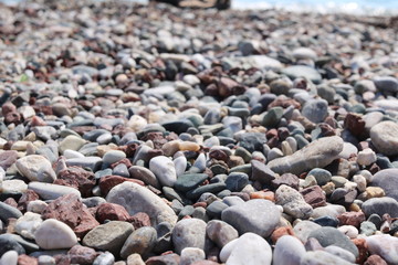 pebbles on the beach
