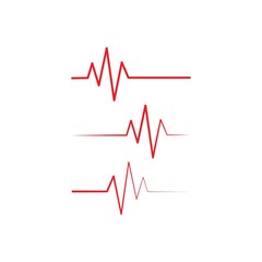 Pulse line ilustration