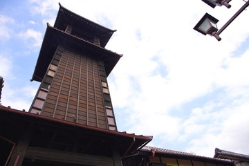 川越市の小江戸と呼ばれる町並み