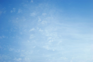 Blue sky with beautiful white clouds