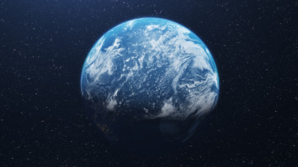 Planet earth seen from space