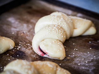 Classic French croissant