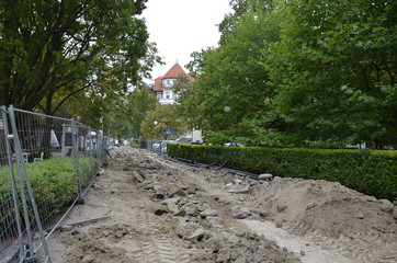 remont promenady Sopot , remont Sopot , Sopot , architektura, zieleń, kamienie, wieś, rzeka, drzew, jardin, woda, niebo, stary, droga, budowa, drzew, podróż, park, bungalow