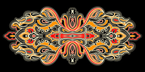 Traditional paisley pattern