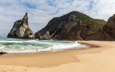 Praia da ursa in portugal