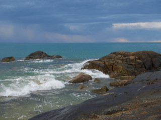 Obraz premium beach and rocks, Moo Koh Surin