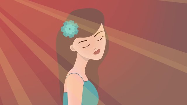 gitl under the sunn enjoying 