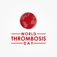 World Trombosis Day Design Template Vector illustration