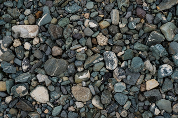 The texture of a shallow river stone. Pebble Background Image