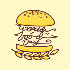 hamburger food vector