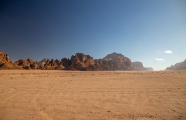 Wadi Rum desert (reserve), Jordan - Powered by Adobe