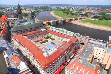 Fototapeta premium Elbe River, Dresden