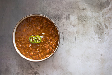 Chili con Carne with Cheese